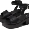 FitFlop Pilar Crossover Leather Ankle-Strap Platforms