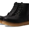 ECCO Staker Plain Toe Tie Premium Lace Boot