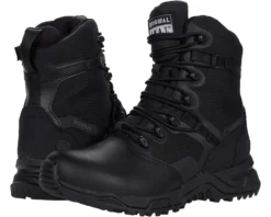 Original S.W.A.T. Alpha Fury 8" Side Zip Leather Toe Waterproof