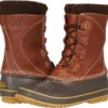L.L.Bean Snow Boot Tumbled Leather Lace-Up