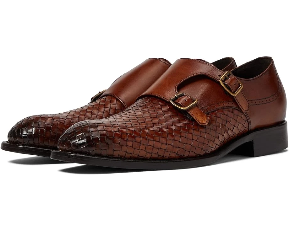 Johnston & Murphy Collection Ellsworth Woven Double Buckle 1 Johnston & Murphy Collection Ellsworth Woven Double Buckle