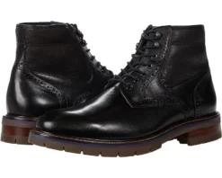 Johnston & Murphy Cody Plain Toe Shearling Boot