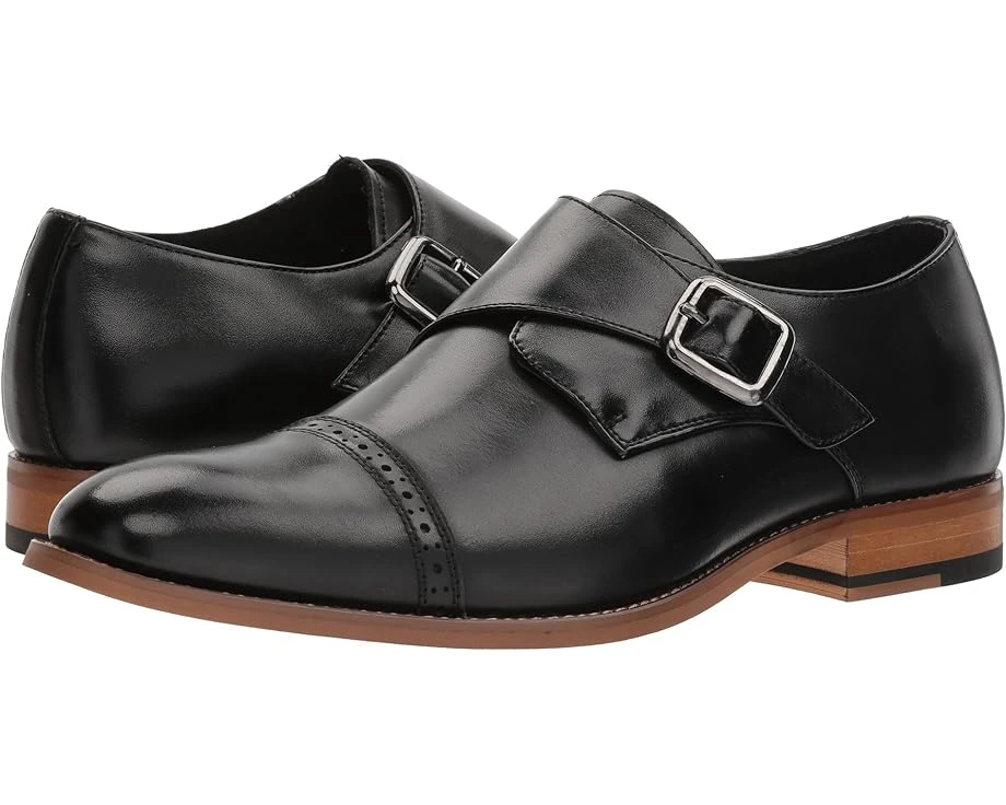 Stacy Adams Desmond Cap-Toe Monk-Strap Loafer 1 Stacy Adams Desmond Cap-Toe Monk-Strap Loafer